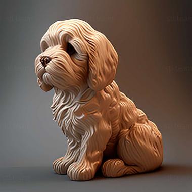 3D model Bolognese dog (STL)